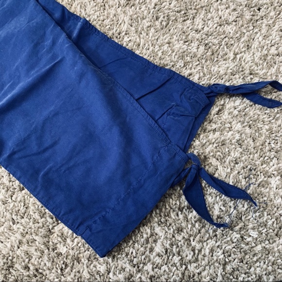 💛4/$20 | GUESS Blue Side Zip Ankle Tie Pants - Picture 5 of 6